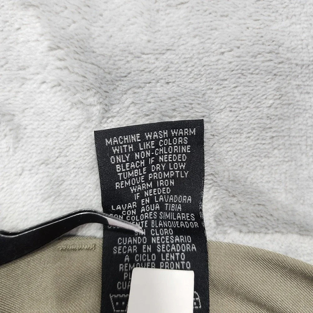 Perry Ellis Portfolio Pants Mens 32x32‎ Beige Dress Flat Front Straight Office